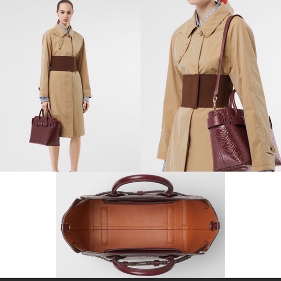 Burberry Small Monogram Leather Triple Stud Belt Bag - Picture 3 of 16